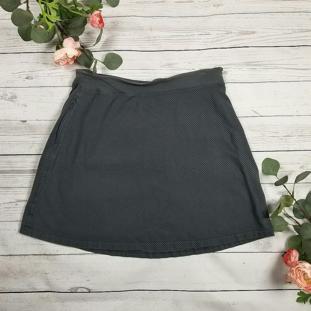 Mountain Hardwear A-line Striped Grey Womens Skirt